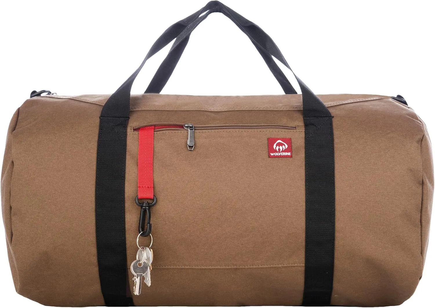 WOLVERINE 22" Duffel Bag | Heavy Duty | Travel | Work | Outdoor | Center Zip | Barrel | Adjustable Strap