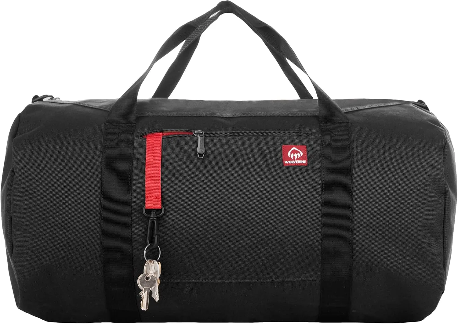 WOLVERINE 22" Duffel Bag | Heavy Duty | Travel | Work | Outdoor | Center Zip | Barrel | Adjustable Strap