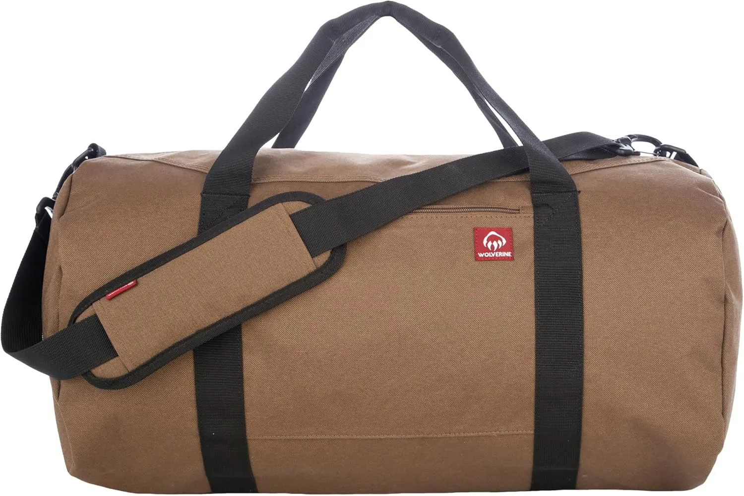 WOLVERINE 22" Duffel Bag | Heavy Duty | Travel | Work | Outdoor | Center Zip | Barrel | Adjustable Strap