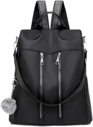 Women Backpack Purse Waterproof Nylon Anti-theft Rucksack Lightweight Fashion Shoulder Bag Travel Daypack for Ladies