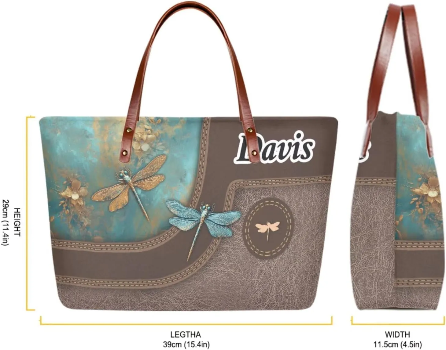 Women Handbags Wallet Tote Bag Shoulder Bag Top Handle Satchel Purse Set 2pcs