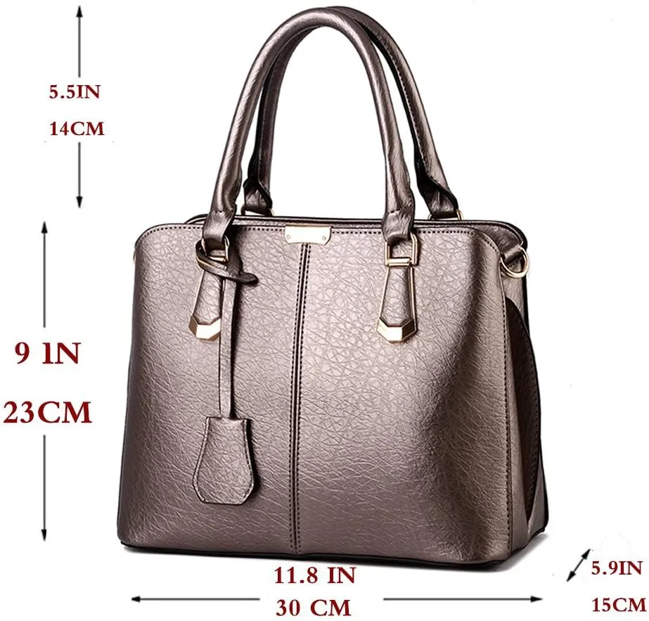 Women Satchel Handbag Tote Purse Top Handle Bag Shoulder Bag