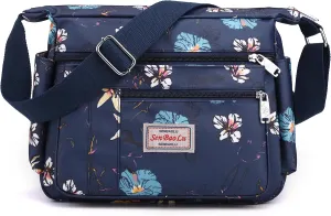 Women Shoulder Handbag Multiple Pockets Bag Ladies Tote Top Handle Satchel Crossbody Purse