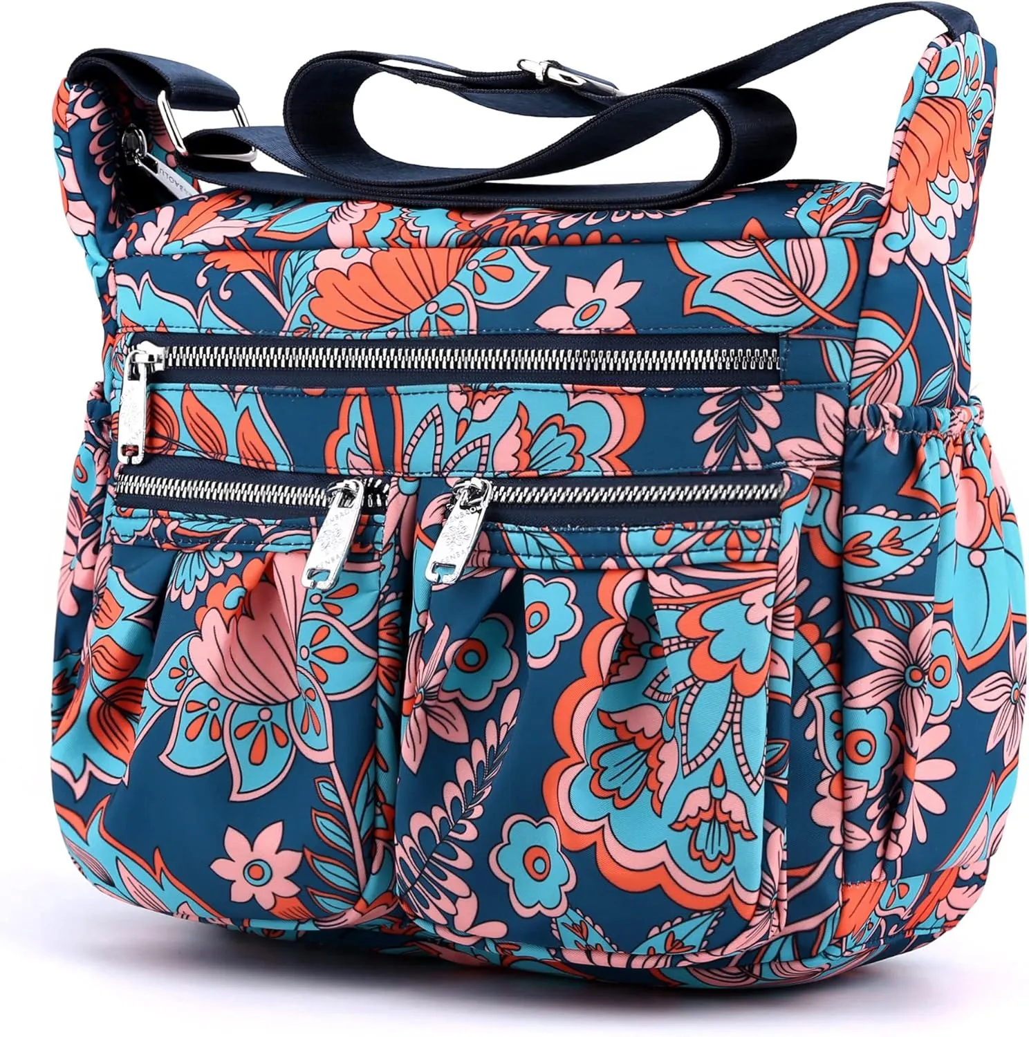 Women Shoulder Handbag Multiple Pockets Bag Ladies Tote Top Handle Satchel Crossbody Purse