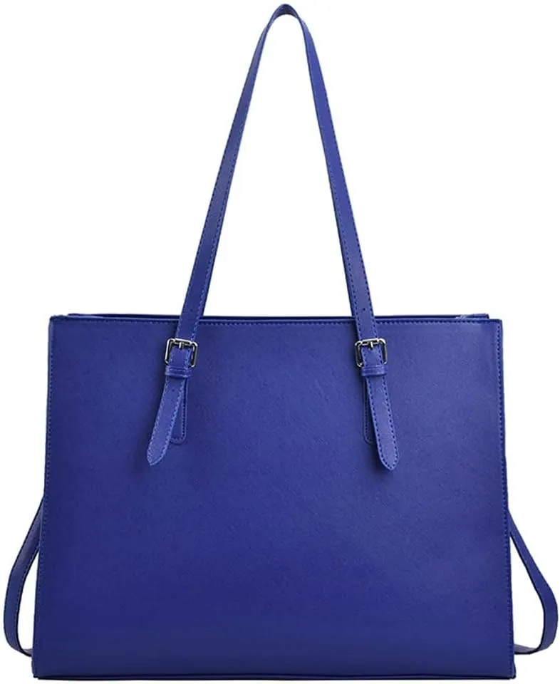 Womens Casual Crossbody Tote Purses Vegan Leather Handbags Work Shoulder Bags Top Handle Satchel with Detachable Strap