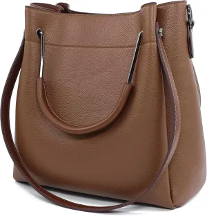 Women's Cross Body Purses and Handbags Top Handle Bags (3 Straps,Metal Hand  Shoulder Crossbody Straps)