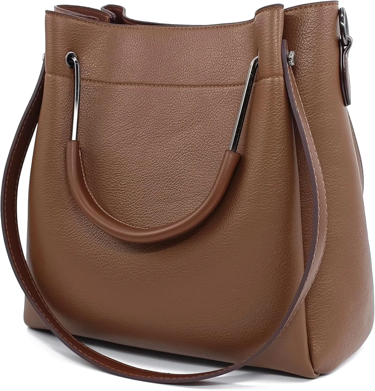 Women's Cross Body Purses and Handbags Top Handle Bags (3 Straps,Metal Hand  Shoulder Crossbody Straps)