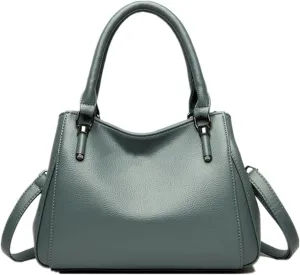Womens Leather Handbags Top Handle Purses Totes Satchel Shoulder Bag for Ladies