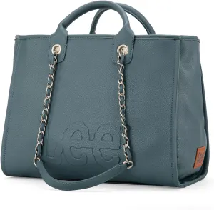 x Lee Large Shoulder Tote Bag for Women Vegan Leather Top-Handle Bag