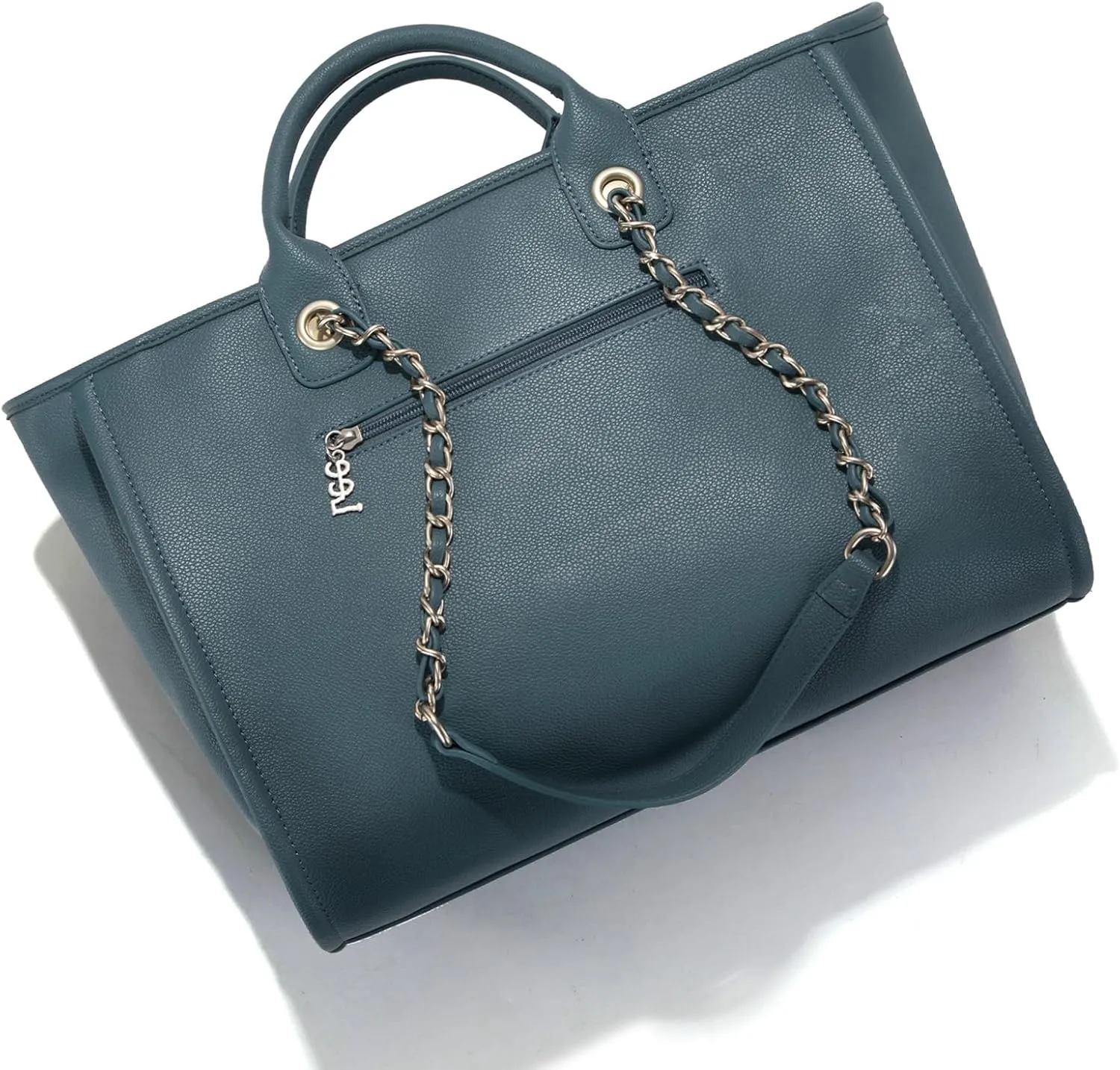 x Lee Large Shoulder Tote Bag for Women Vegan Leather Top-Handle Bag