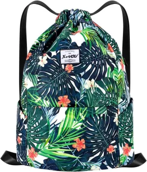 XEYOU Drawstring Sports Backpack Lightweight Gym Yoga Sackpack Shoulder Rucksack Casual Outdoor Daypack for Women and Men