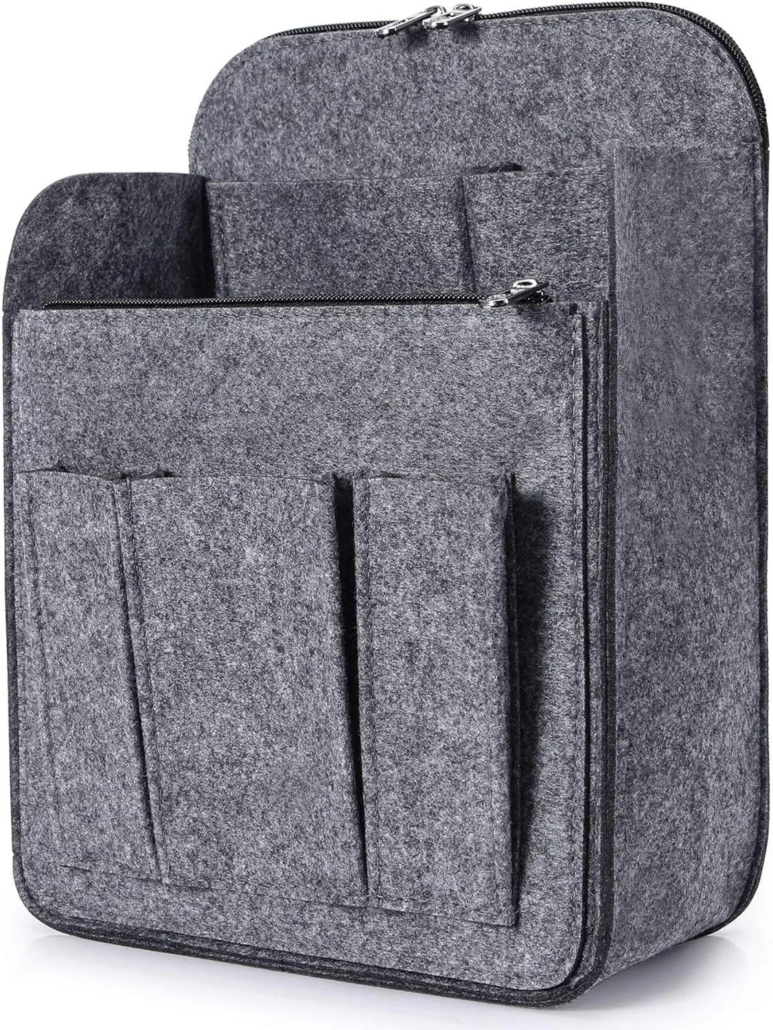Yoillione Felt Backpack Organizer Insert for Women and Men, Large Travel Rucksack Insert with High Capacity, Lightweight Bag Organizer with Zipper Pockets