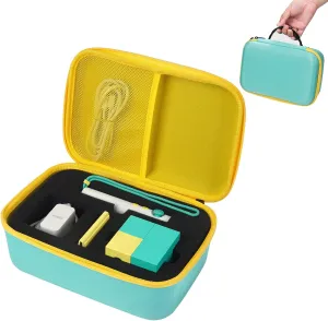 YouKnow Travel Storage Case Compatible with Nex Playground Game System, Custom Foam Tray Holds Active Game Console, HDMI & Power Cord, Remote, Camera Privacy Cover (Teal)