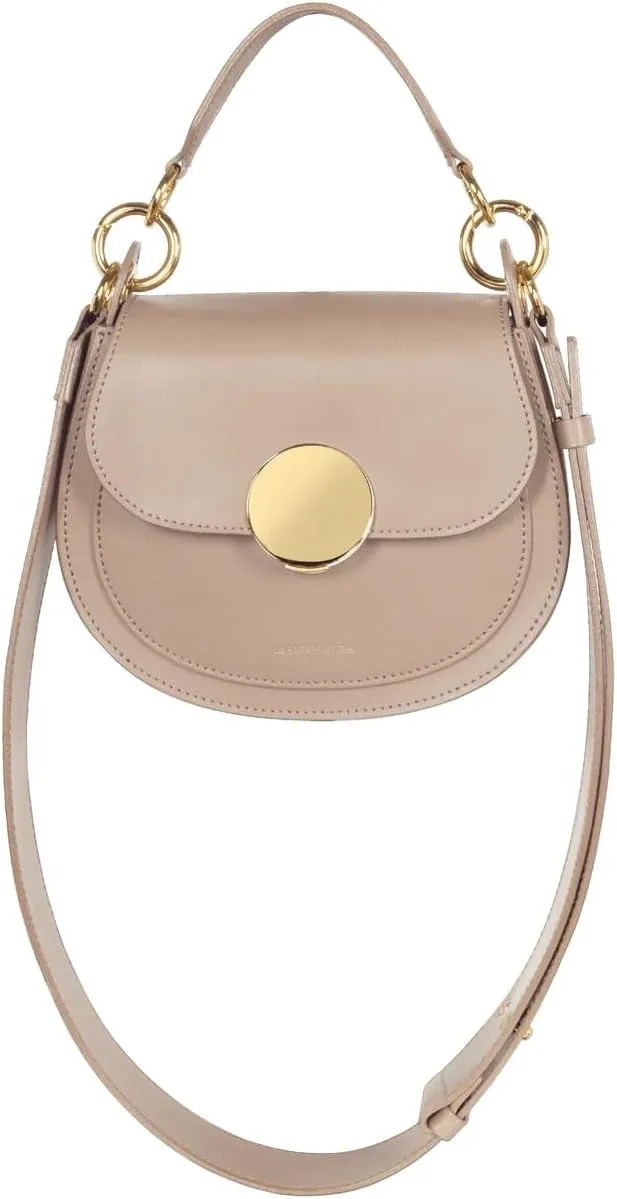 Yucca Soho Leather Top-Handle Shoulder Bag, 7.9 x 6.7 x 2.4 inches