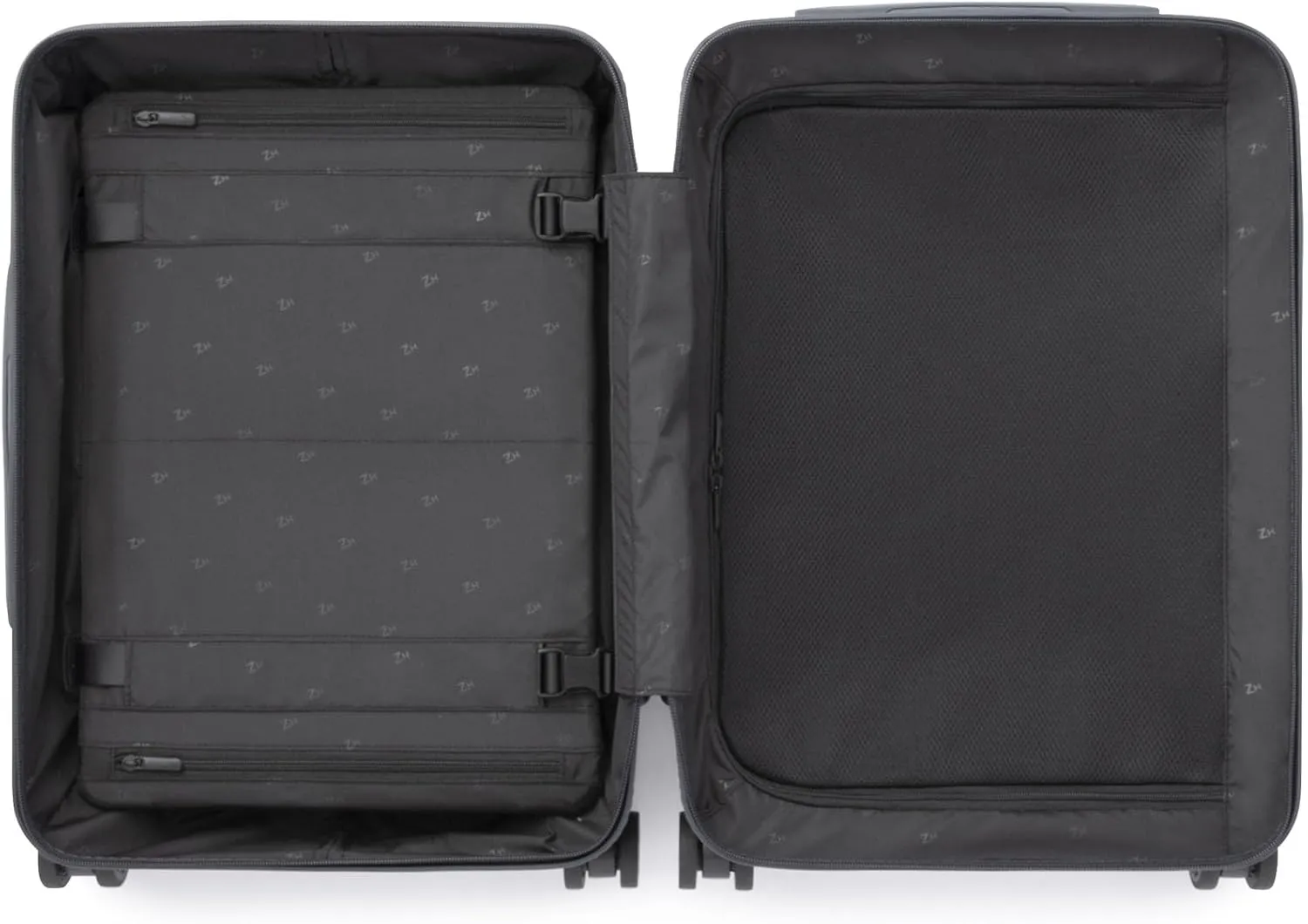 ZERO Halliburton Classic Lightweight 4.0 Continental Carry-On, 22-Inch Hardside, Four Dual Spinner Wheels, TSA Accepted Lock, Telescoping Pull Handle, 37L, Gloss Finish- Navy