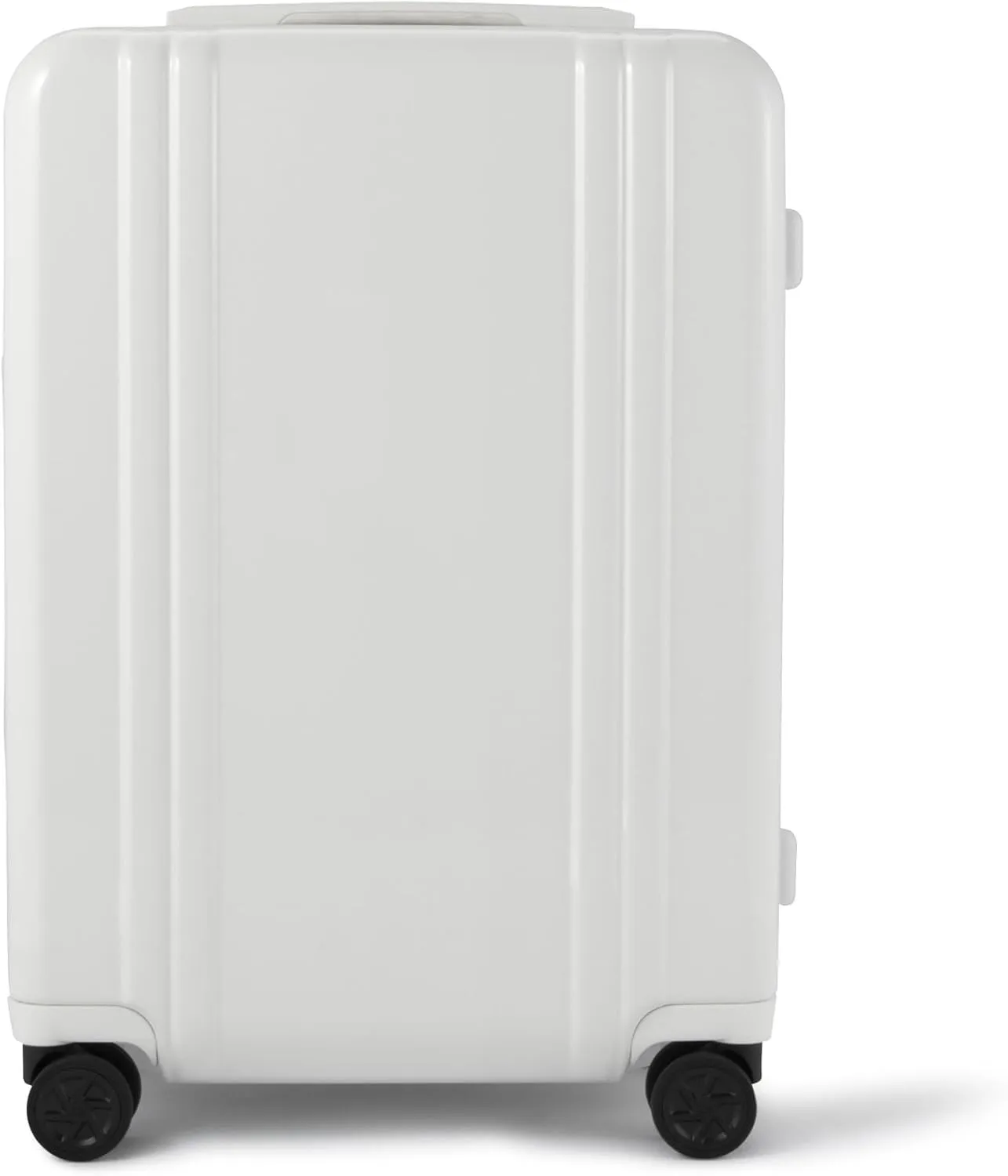 ZERO Halliburton Classic Lightweight 4.0 Continental Carry-On, 22-Inch Hardside, Four Dual Spinner Wheels, TSA Accepted Lock, Telescoping Pull Handle, 37L, Gloss Finish- White