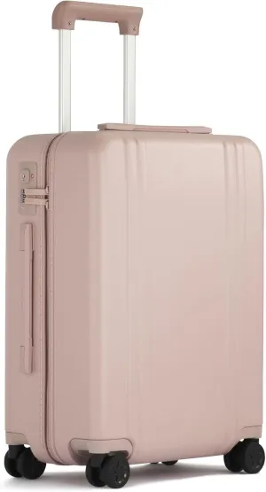 ZERO Halliburton Classic Lightweight 4.0 Continental Carry-On, 22-Inch Hardside, Four Dual Spinner Wheels, TSA Accepted Lock, Telescoping Pull Handle, 37L, Matte Finish- Pink
