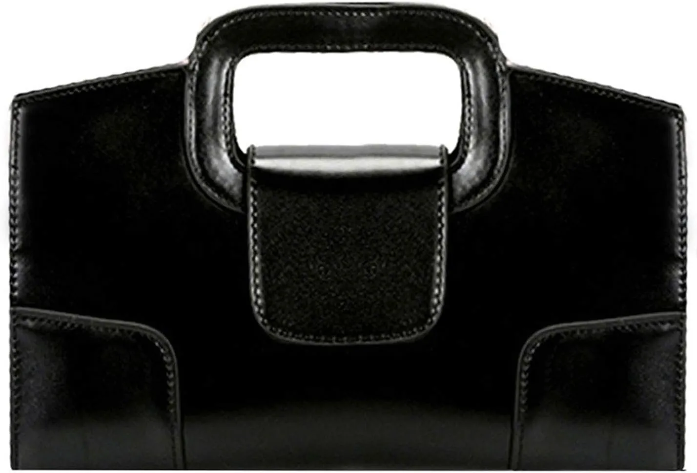 ZLMBAGUS Women Vintage Flap Tote Top Handle Satchel Handbags PU Leather Clutch Purse Shoulder Bag
